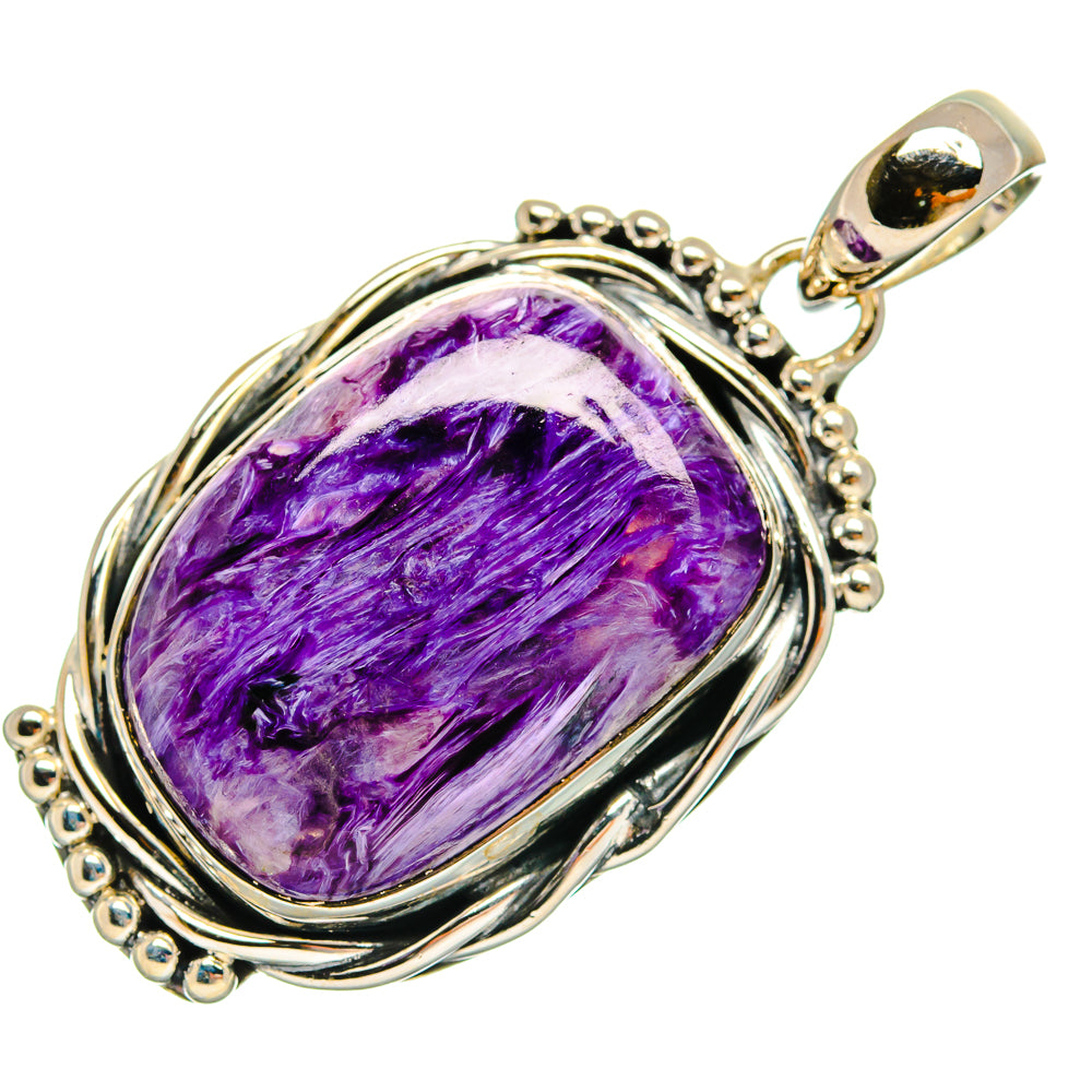 Charoite Pendants handcrafted by Ana Silver Co - PD25297 - Photo 2