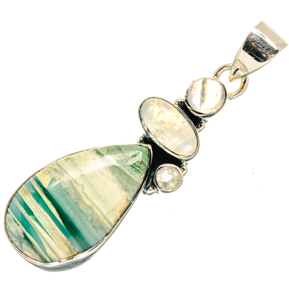 Ocean Jasper Pendants handcrafted by Ana Silver Co - PD25312 - Photo 2