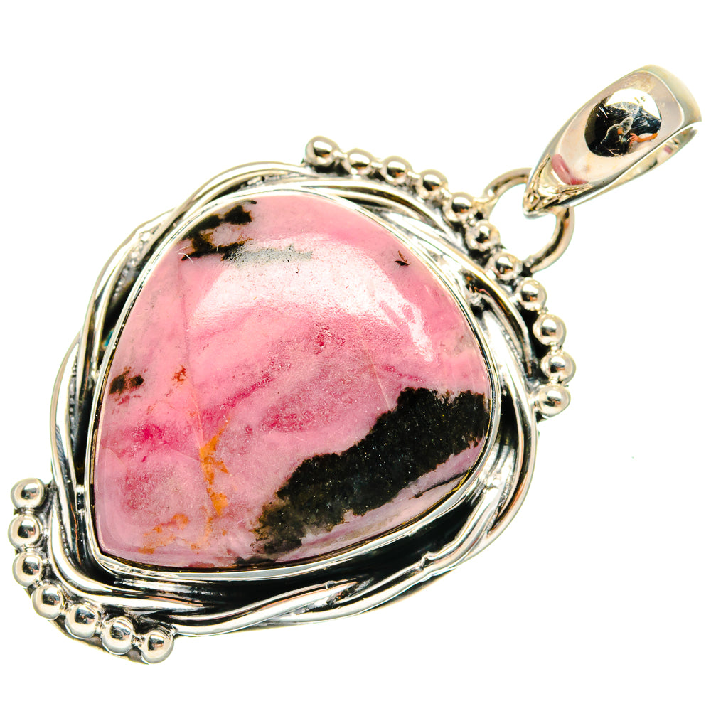 Rhodonite Pendants handcrafted by Ana Silver Co - PD25313 - Photo 2