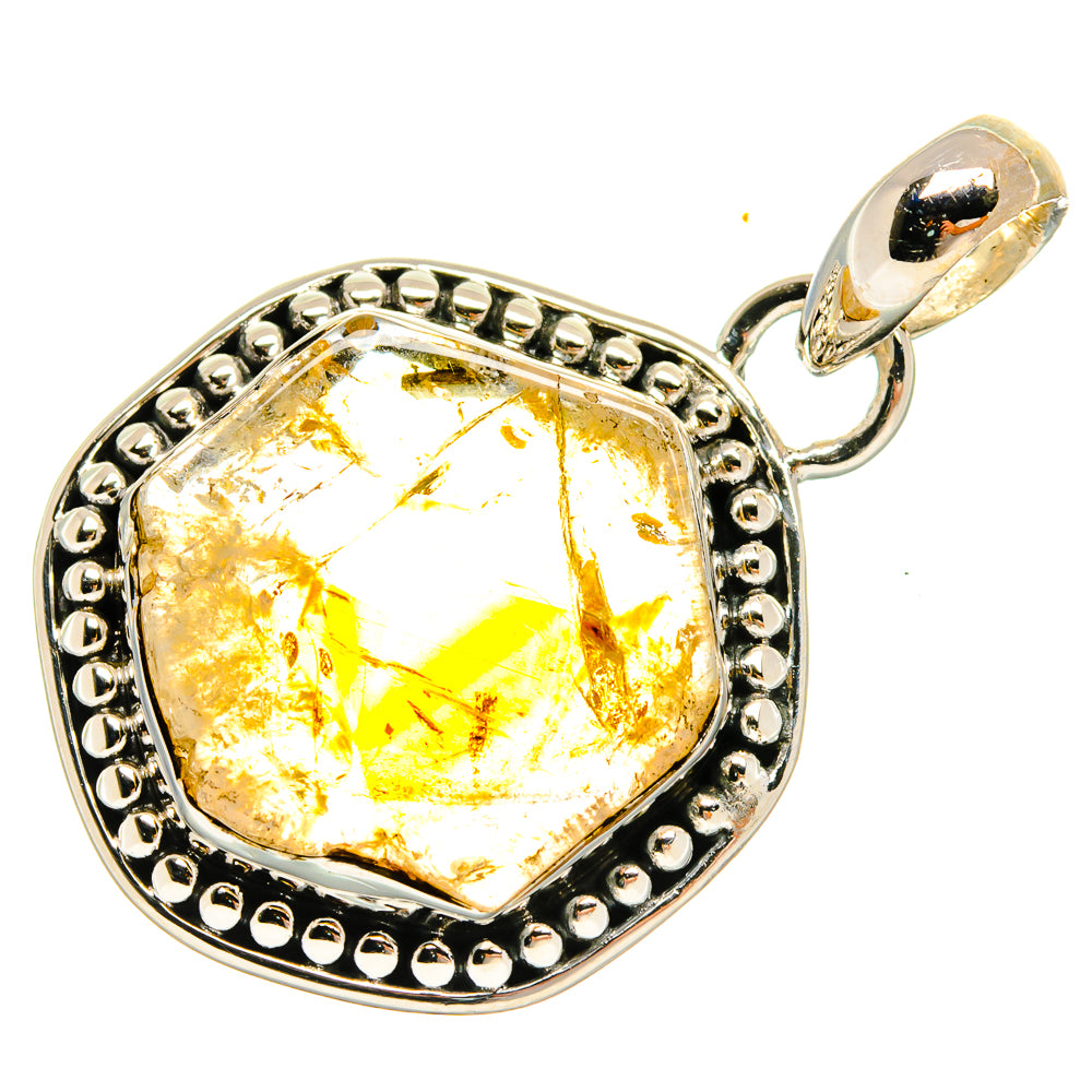 Citrine Pendants handcrafted by Ana Silver Co - PD25317 - Photo 2