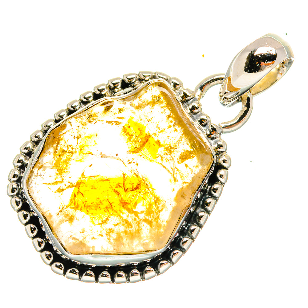 Citrine Pendants handcrafted by Ana Silver Co - PD25320 - Photo 2