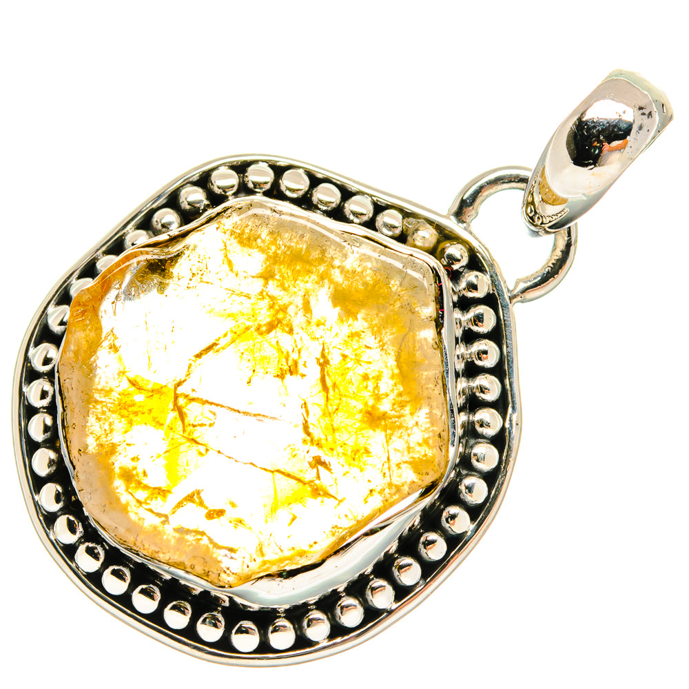 Citrine Pendants handcrafted by Ana Silver Co - PD25322 - Photo 2
