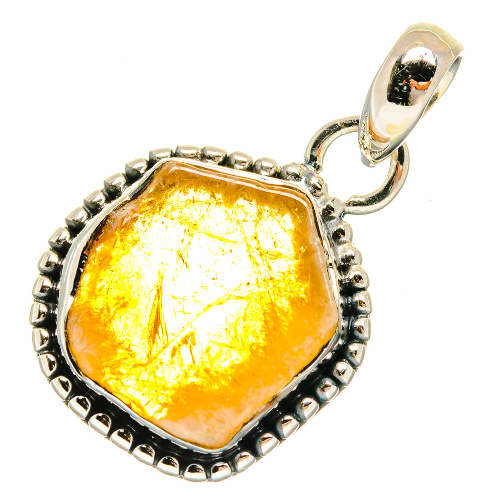 Citrine Pendants handcrafted by Ana Silver Co - PD25326 - Photo 2