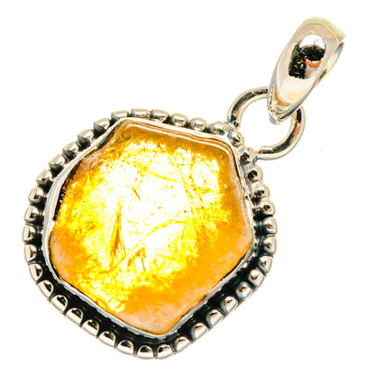 Citrine Pendants handcrafted by Ana Silver Co - PD25326 - Photo 2