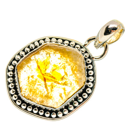 Citrine Pendants handcrafted by Ana Silver Co - PD25328 - Photo 2