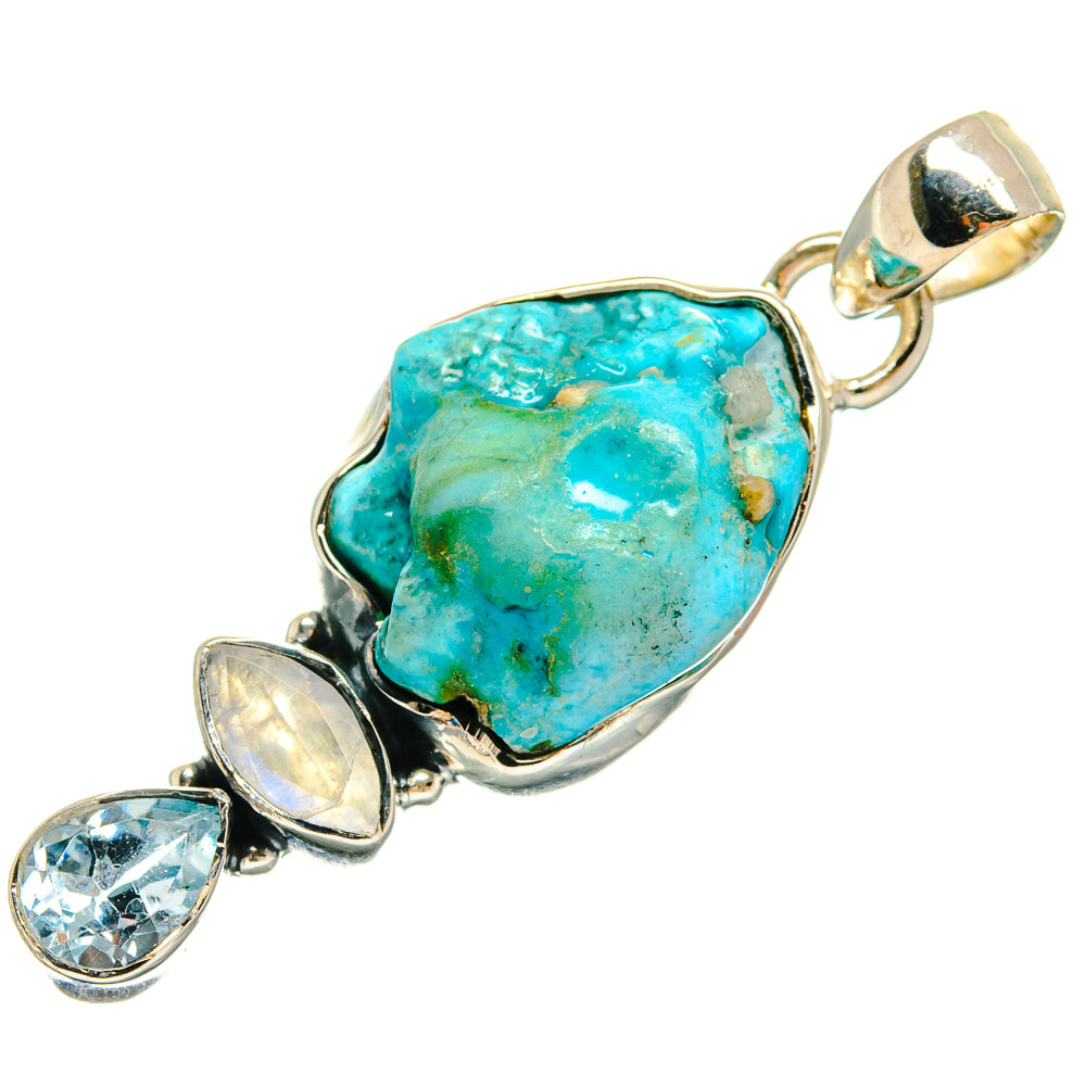 Turquoise Pendants handcrafted by Ana Silver Co - PD25334 - Photo 2