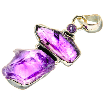 Amethyst Pendants handcrafted by Ana Silver Co - PD25338 - Photo 2