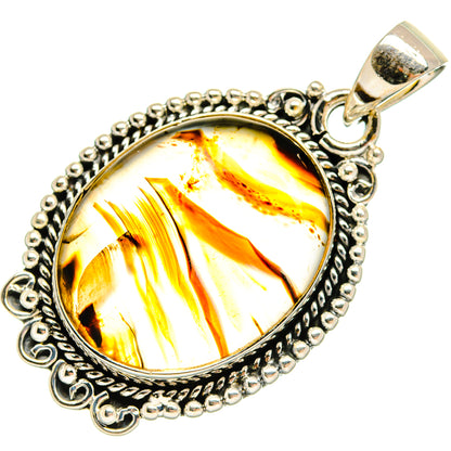 Montana Agate Pendants handcrafted by Ana Silver Co - PD25350 - Photo 2