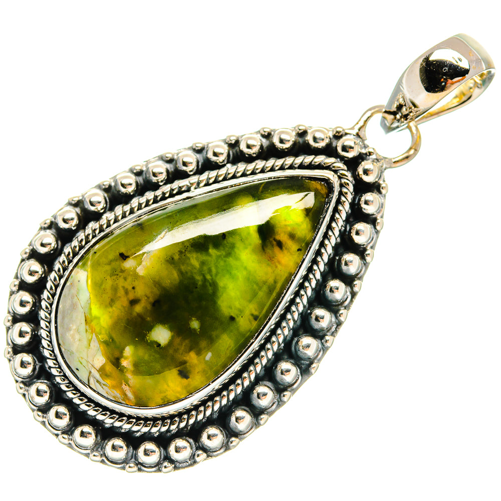 Rainforest Opal Pendants handcrafted by Ana Silver Co - PD25351 - Photo 2