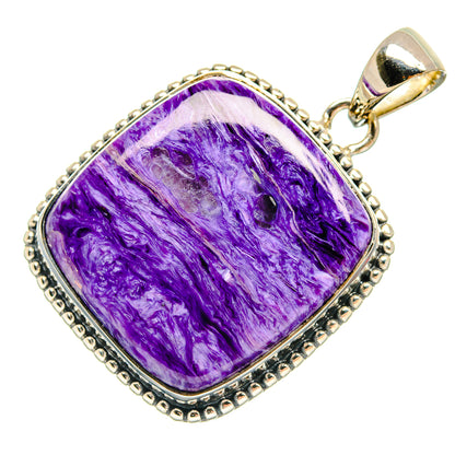 Charoite Pendants handcrafted by Ana Silver Co - PD25359 - Photo 2