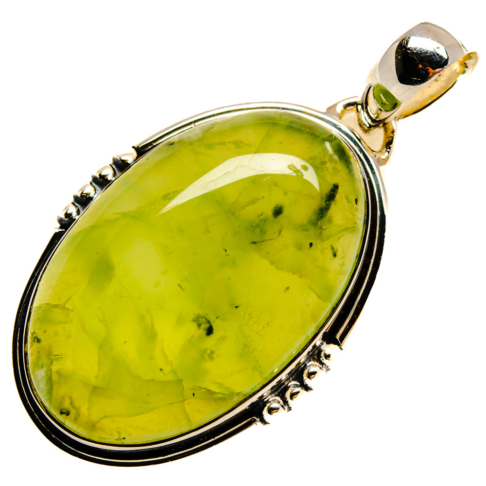 Prehnite Pendants handcrafted by Ana Silver Co - PD25376 - Photo 2