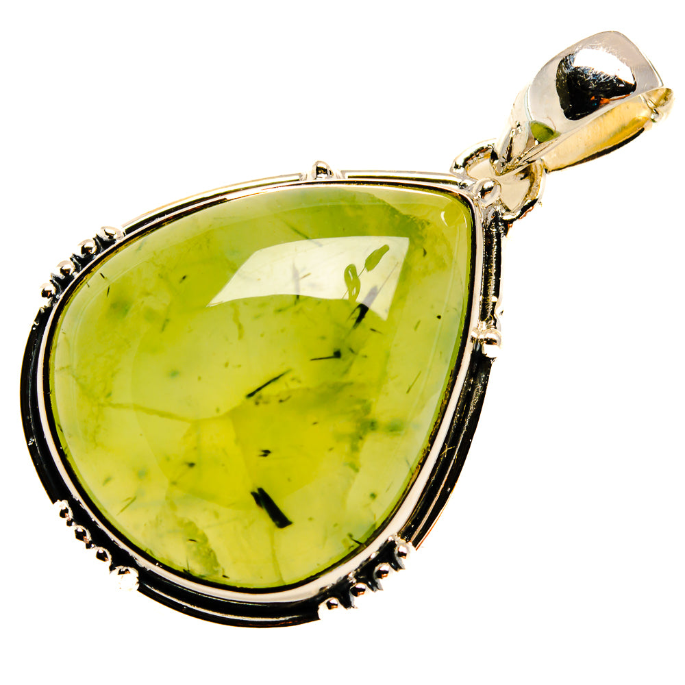 Prehnite Pendants handcrafted by Ana Silver Co - PD25377 - Photo 2