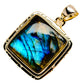Labradorite Pendants handcrafted by Ana Silver Co - PD25379 - Photo 2