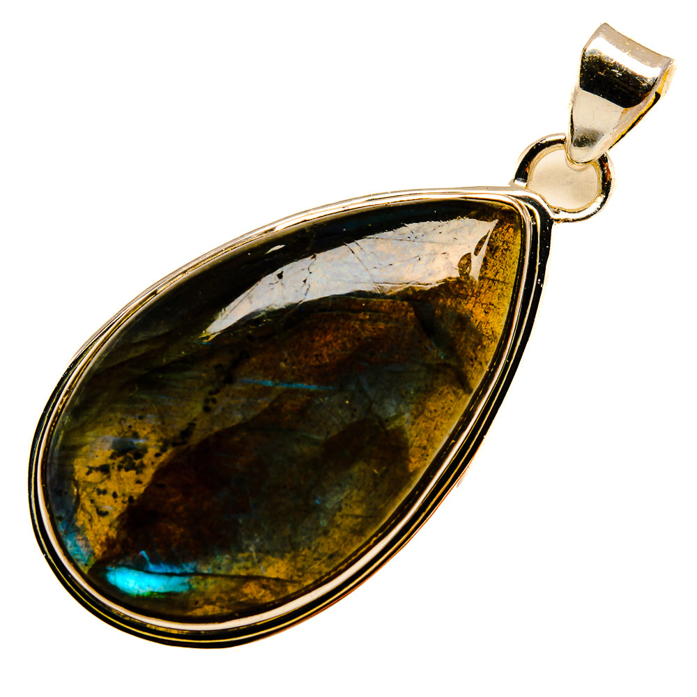 Labradorite Pendants handcrafted by Ana Silver Co - PD25382 - Photo 2