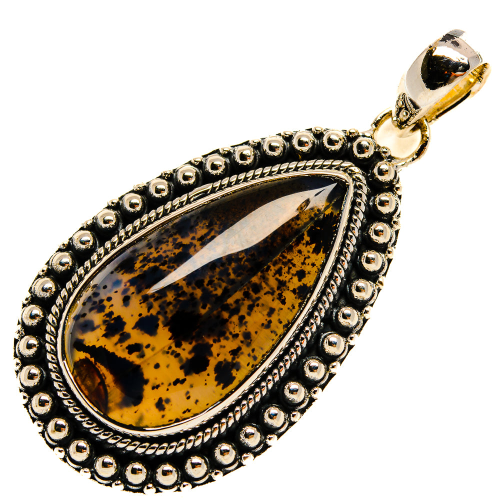 Dendritic Opal Pendants handcrafted by Ana Silver Co - PD25383 - Photo 2