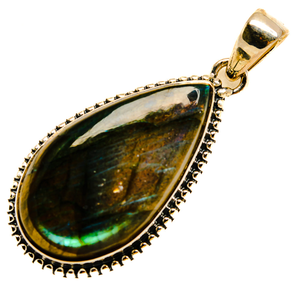 Labradorite Pendants handcrafted by Ana Silver Co - PD25384 - Photo 2