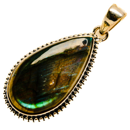 Labradorite Pendants handcrafted by Ana Silver Co - PD25384 - Photo 2
