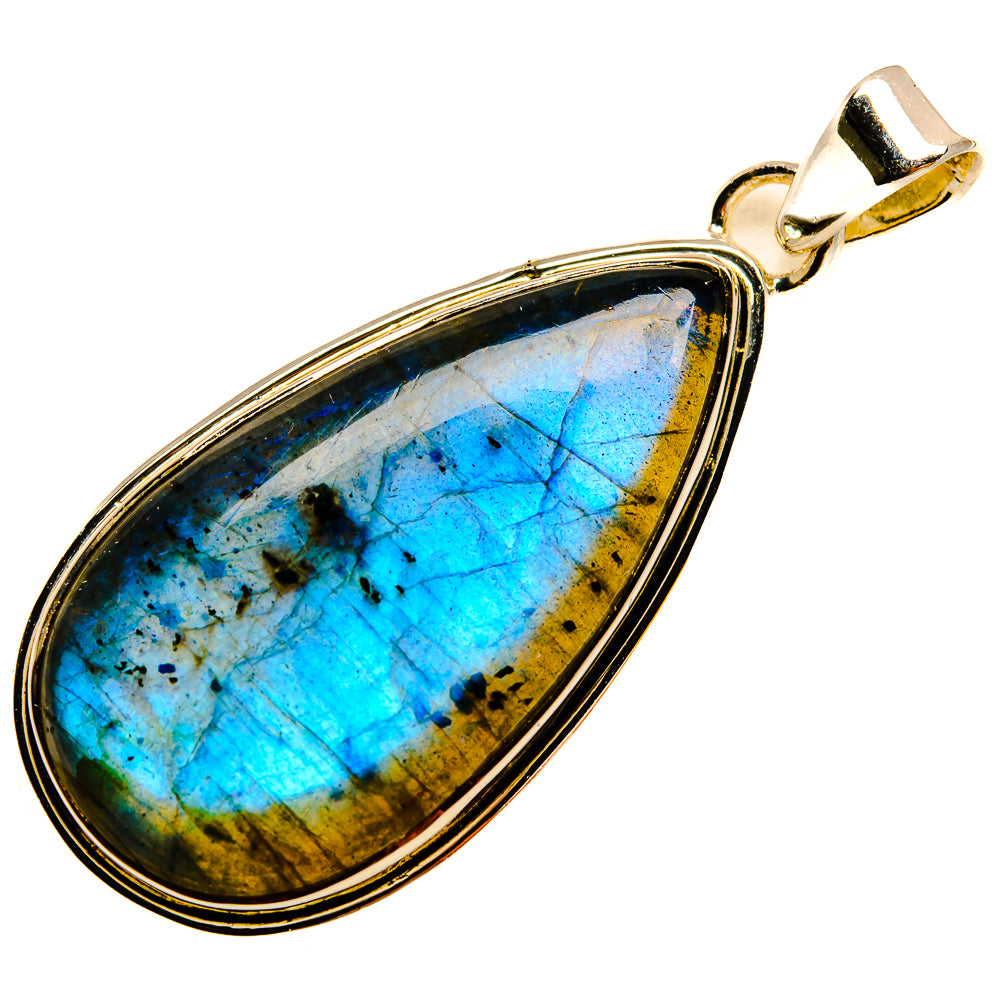 Labradorite Pendants handcrafted by Ana Silver Co - PD25387 - Photo 2