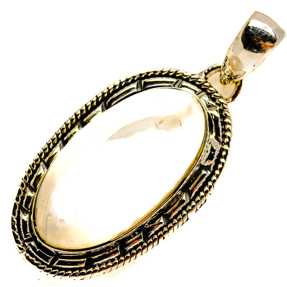 Rainbow Moonstone Pendants handcrafted by Ana Silver Co - PD25388 - Photo 2