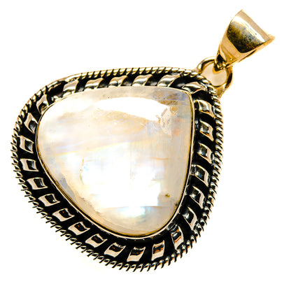 Rainbow Moonstone Pendants handcrafted by Ana Silver Co - PD25391 - Photo 2