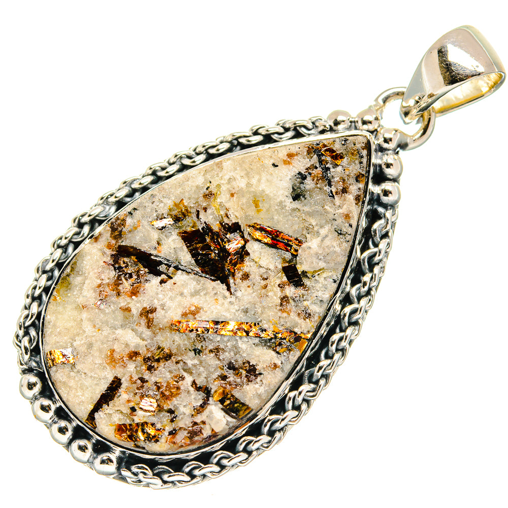 Astrophyllite Pendants handcrafted by Ana Silver Co - PD25402 - Photo 2