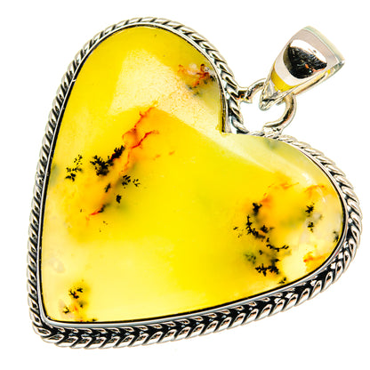 Dendritic Opal Pendants handcrafted by Ana Silver Co - PD25408 - Photo 2