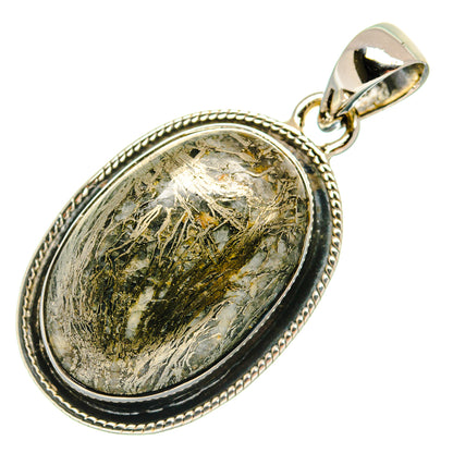 Pyrite Agate Pendants handcrafted by Ana Silver Co - PD25429 - Photo 2