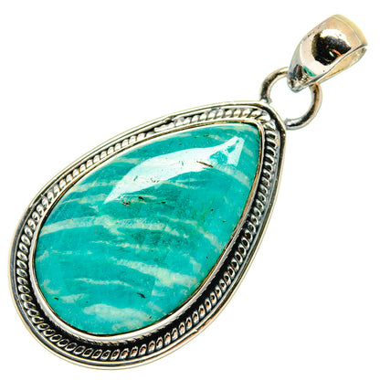 Amazonite Pendants handcrafted by Ana Silver Co - PD25435 - Photo 2