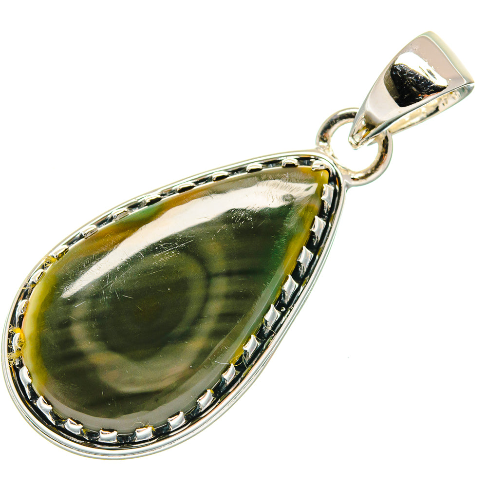 Polychrome Jasper Pendants handcrafted by Ana Silver Co - PD25437 - Photo 2