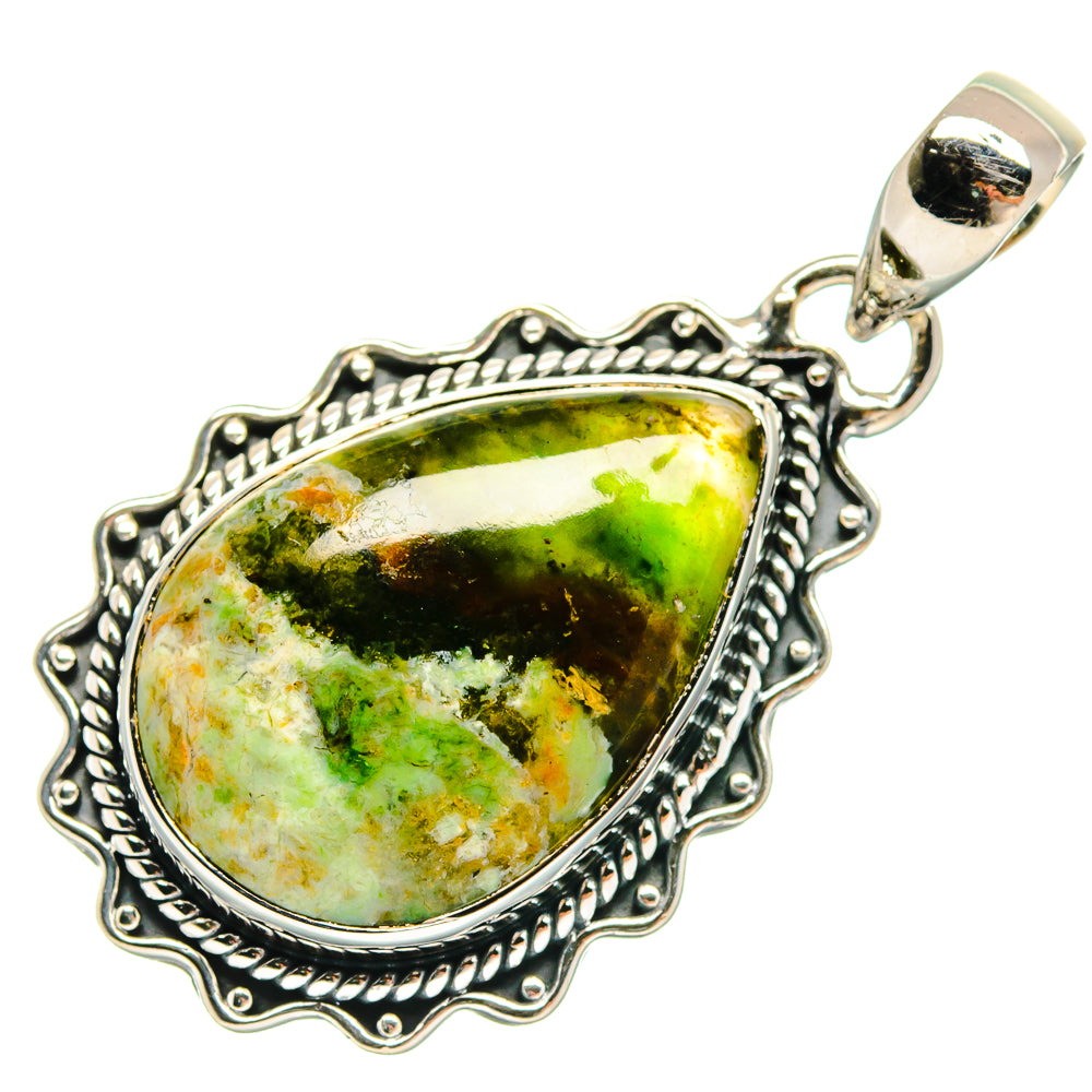 Rainforest Opal Pendants handcrafted by Ana Silver Co - PD25442 - Photo 2