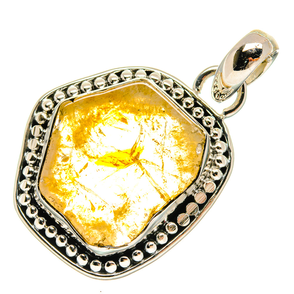Citrine Pendants handcrafted by Ana Silver Co - PD25445 - Photo 2