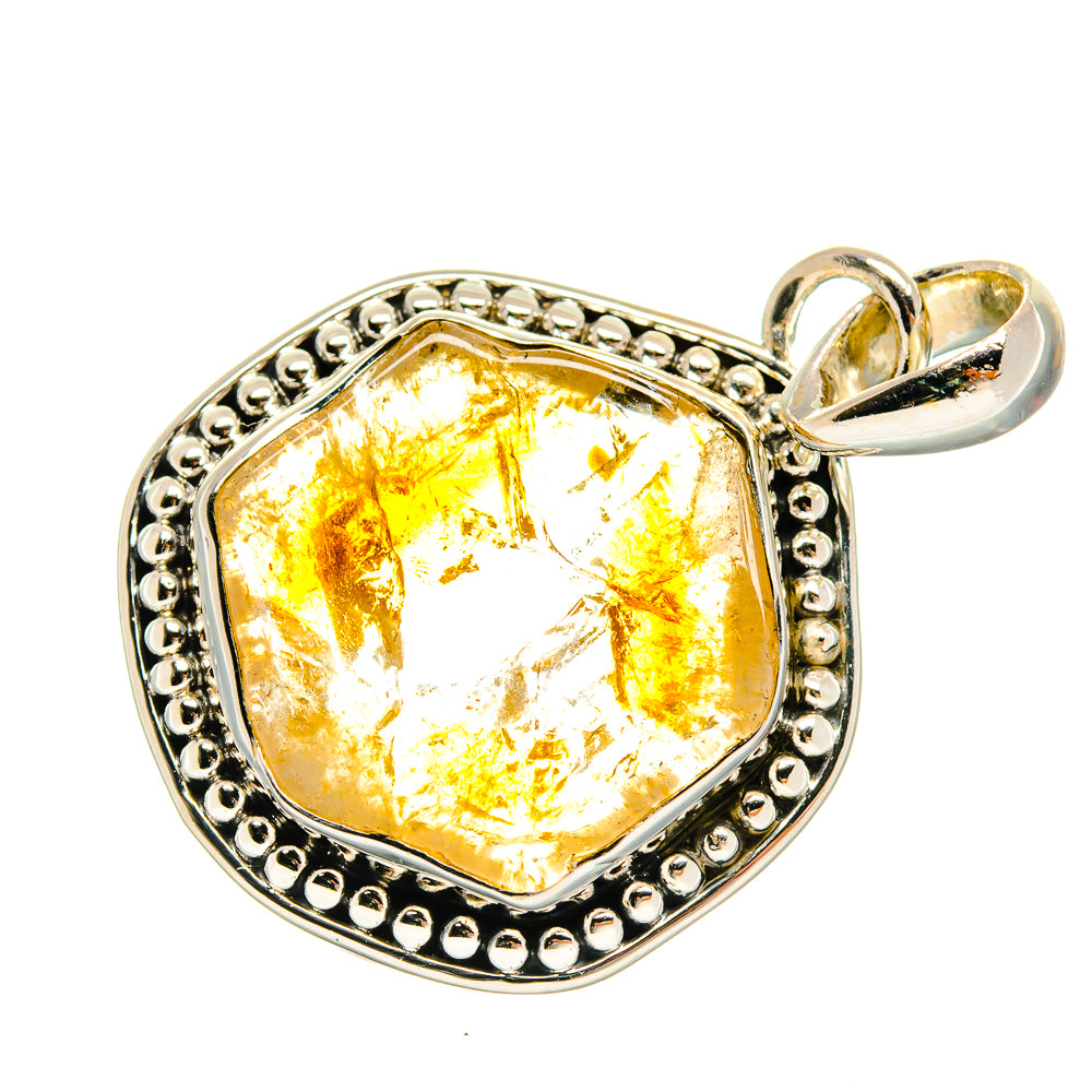 Citrine Pendants handcrafted by Ana Silver Co - PD25446 - Photo 2