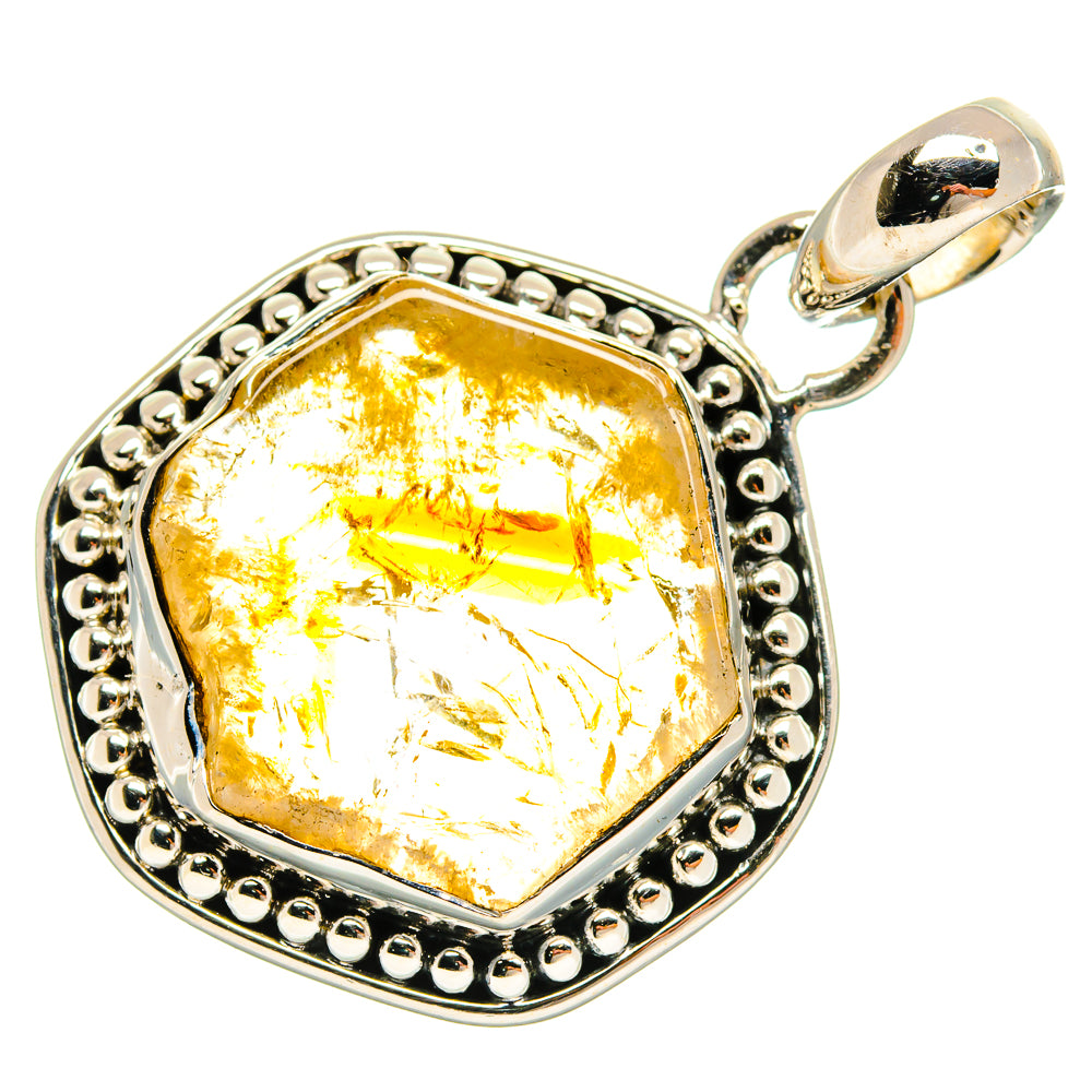 Citrine Pendants handcrafted by Ana Silver Co - PD25448 - Photo 2