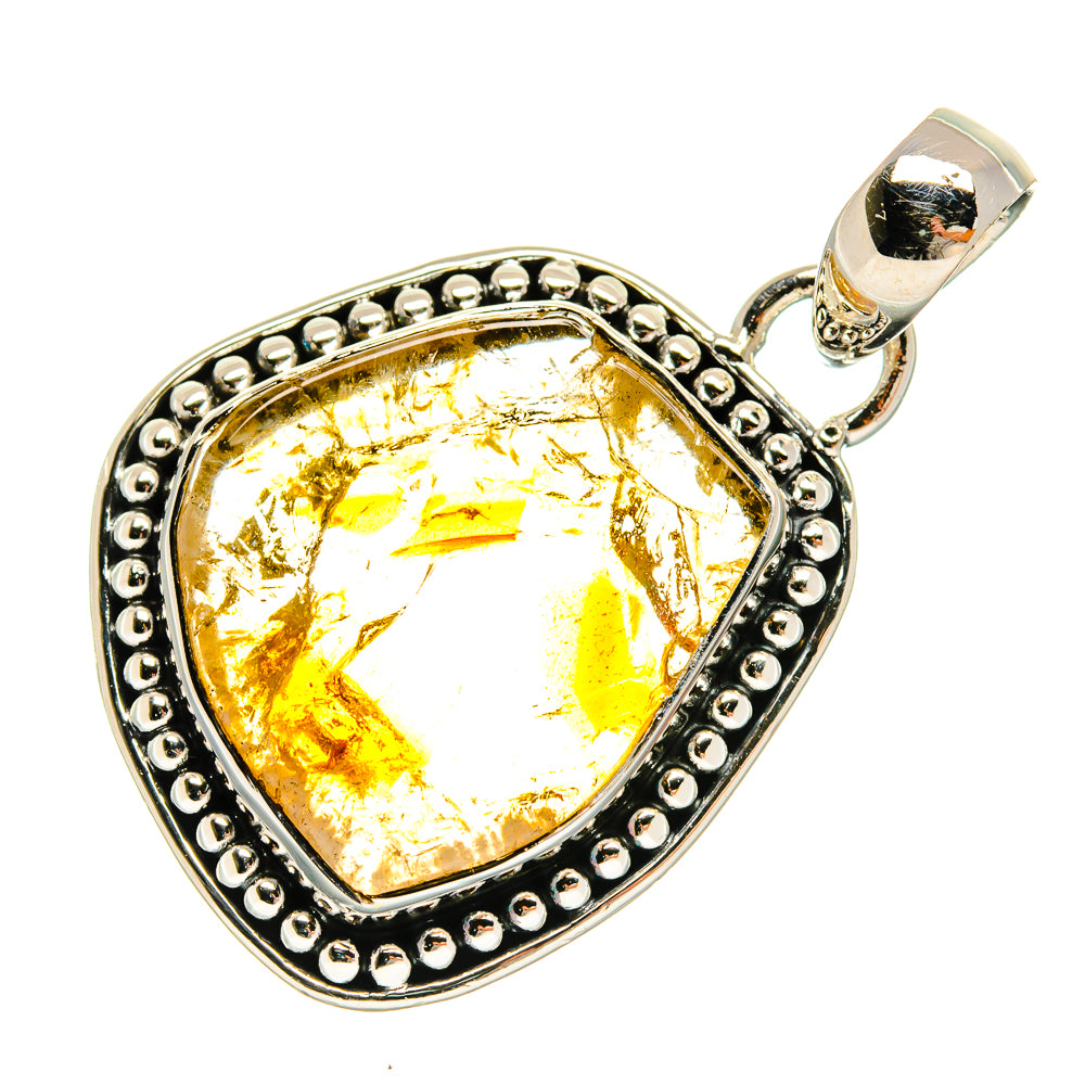 Citrine Pendants handcrafted by Ana Silver Co - PD25450 - Photo 2