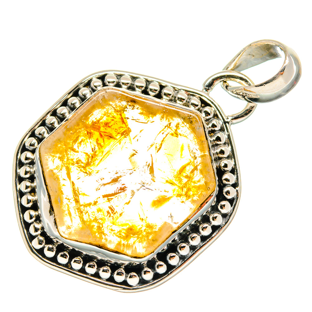 Citrine Pendants handcrafted by Ana Silver Co - PD25451 - Photo 2