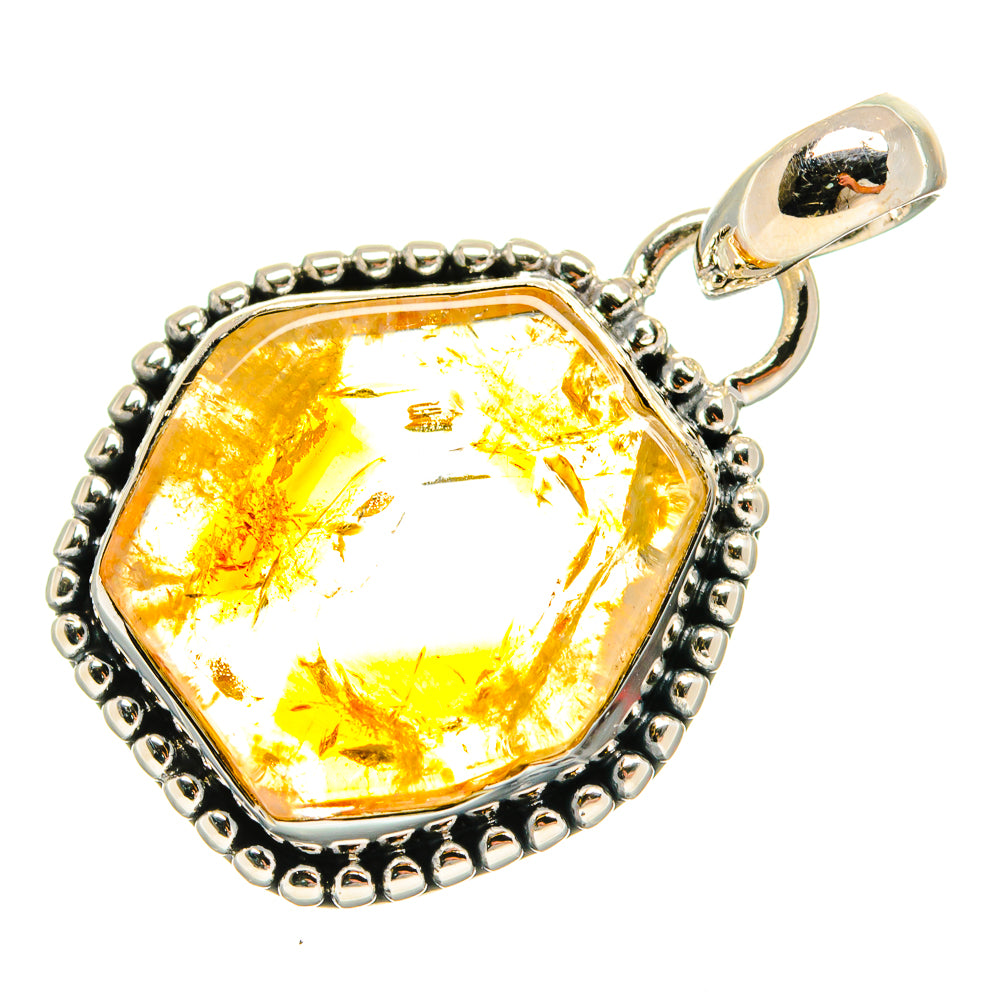 Citrine Pendants handcrafted by Ana Silver Co - PD25452 - Photo 2
