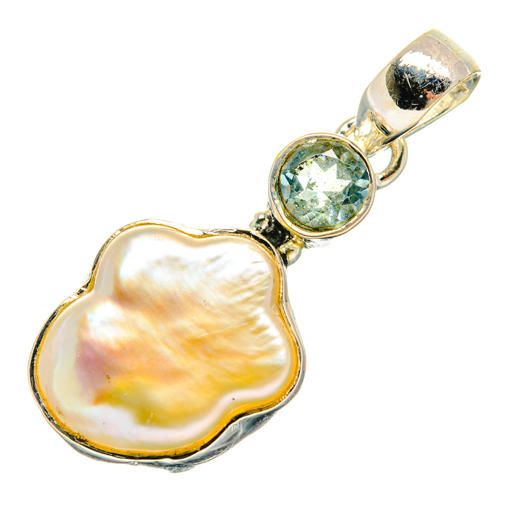 Mother Of Pearl Pendants handcrafted by Ana Silver Co - PD25456 - Photo 2