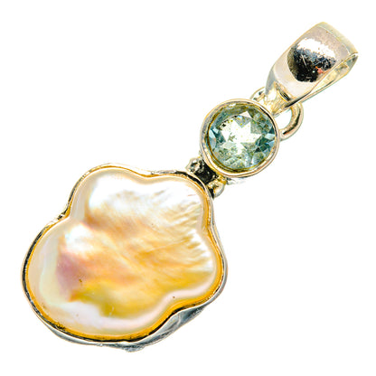 Mother Of Pearl Pendants handcrafted by Ana Silver Co - PD25456 - Photo 2