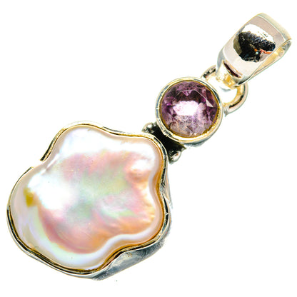 Mother Of Pearl Pendants handcrafted by Ana Silver Co - PD25457 - Photo 2