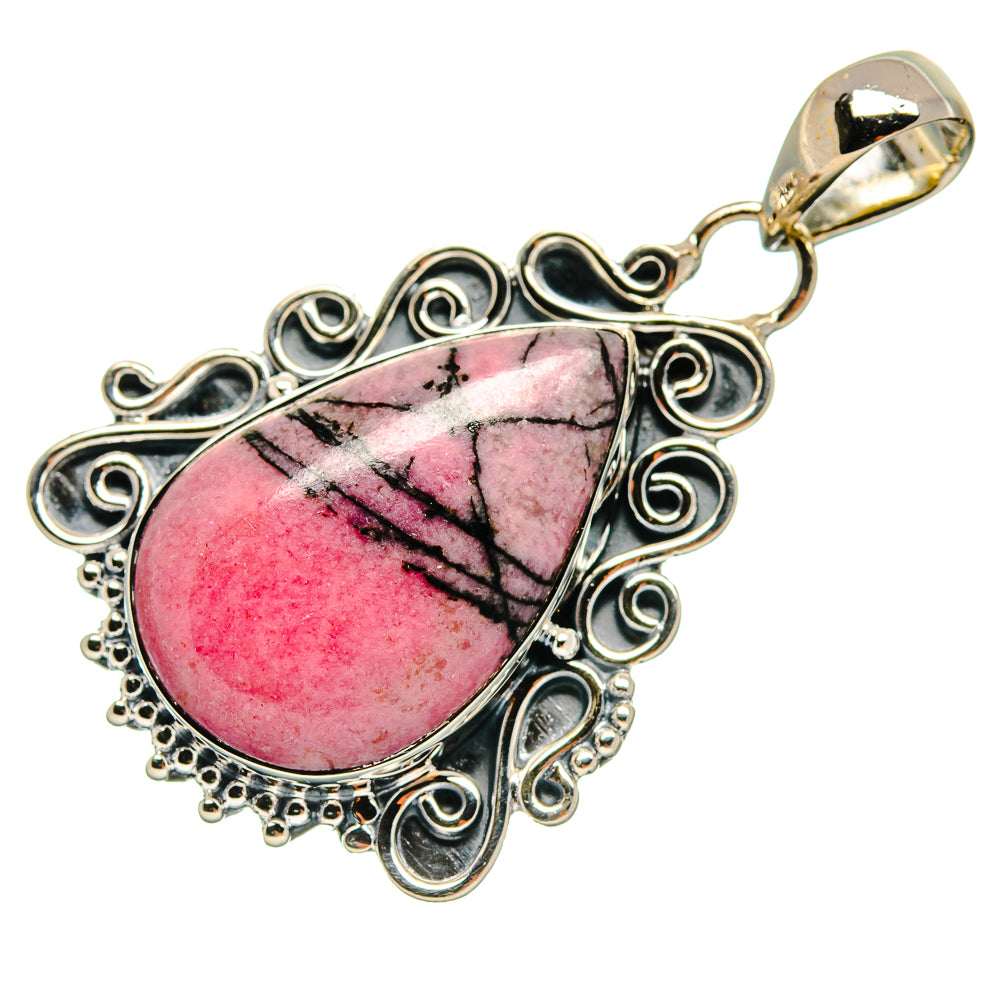 Rhodonite Pendants handcrafted by Ana Silver Co - PD25463 - Photo 2