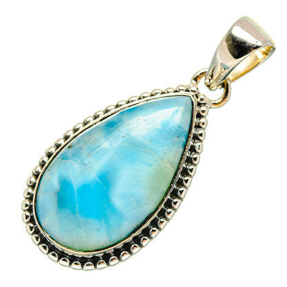 Larimar Pendants handcrafted by Ana Silver Co - PD25465 - Photo 2