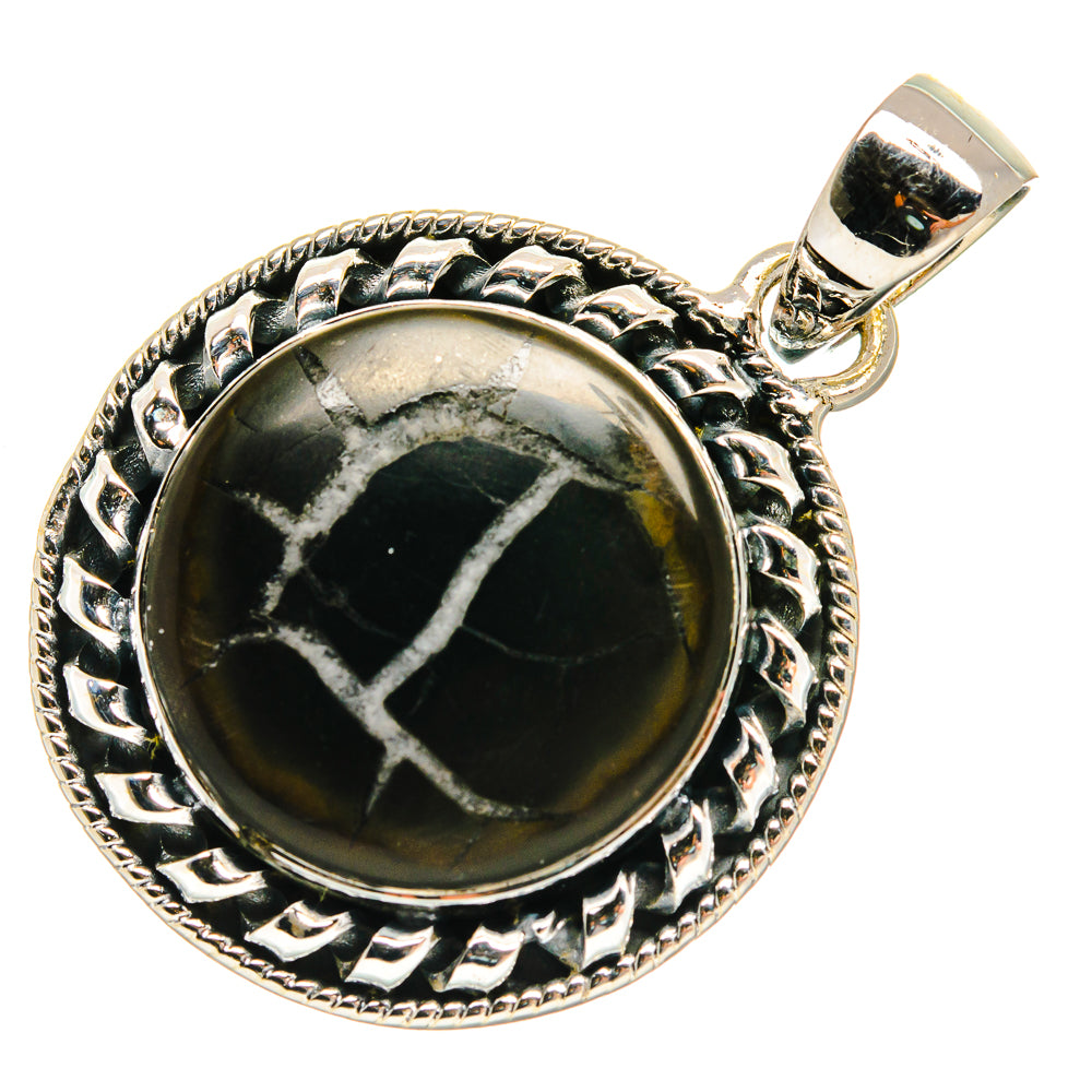Septarian Geode Pendants handcrafted by Ana Silver Co - PD25481 - Photo 2