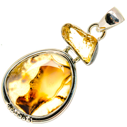 Montana Agate Pendants handcrafted by Ana Silver Co - PD25484 - Photo 2