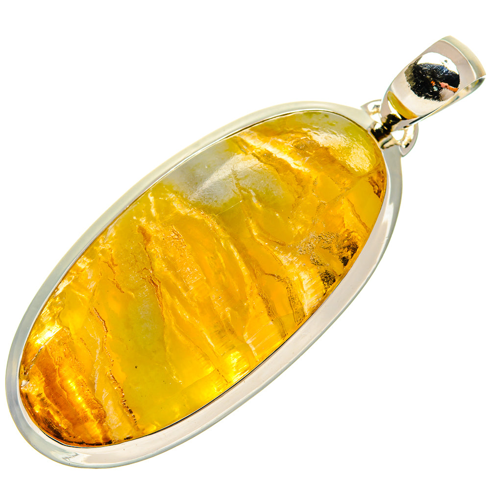 Plume Agate Pendants handcrafted by Ana Silver Co - PD25498 - Photo 2