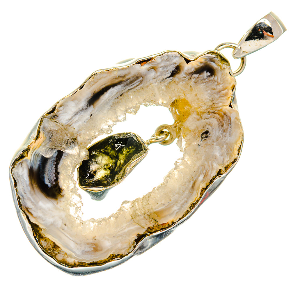 Occo Geode Pendants handcrafted by Ana Silver Co - PD25503 - Photo 2