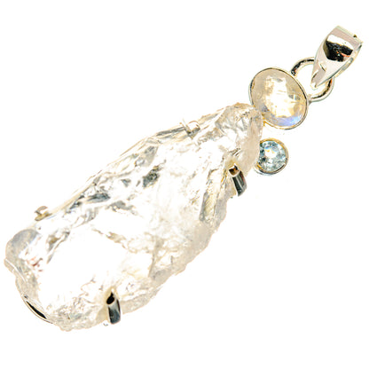 Rainbow Moonstone Pendants handcrafted by Ana Silver Co - PD25505 - Photo 2