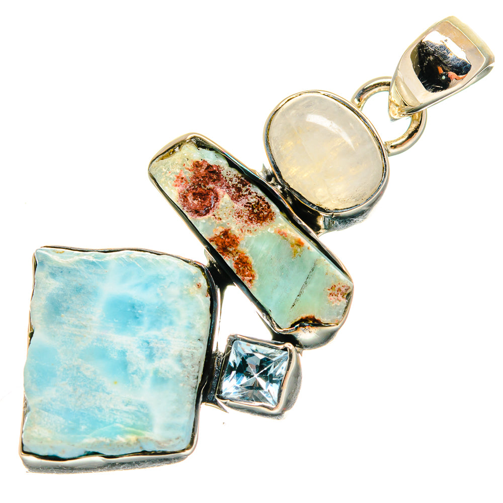 Larimar Pendants handcrafted by Ana Silver Co - PD25513 - Photo 2