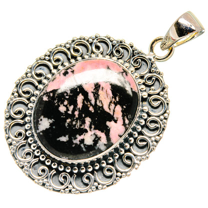 Rhodonite Pendants handcrafted by Ana Silver Co - PD25533 - Photo 2
