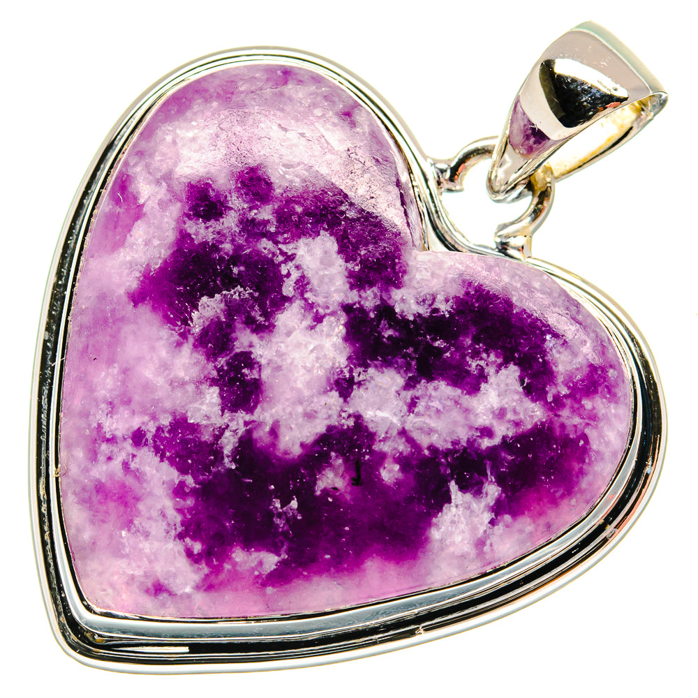 Lepidolite Pendants handcrafted by Ana Silver Co - PD25534 - Photo 2