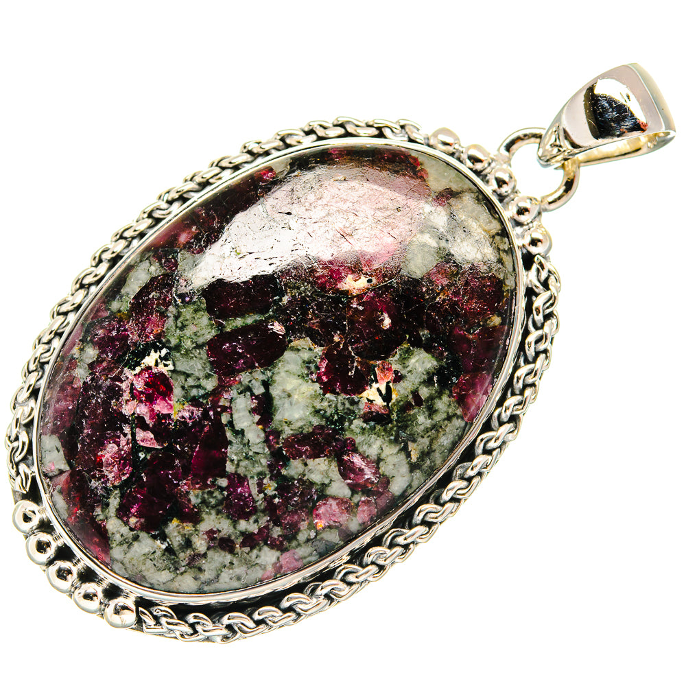 Russian Eudialyte Pendants handcrafted by Ana Silver Co - PD25542 - Photo 2